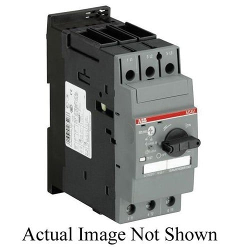 MS451-20EABB MS451-20E Type E Manual Motor Starter, 3 Poles, IP20 Enclosure