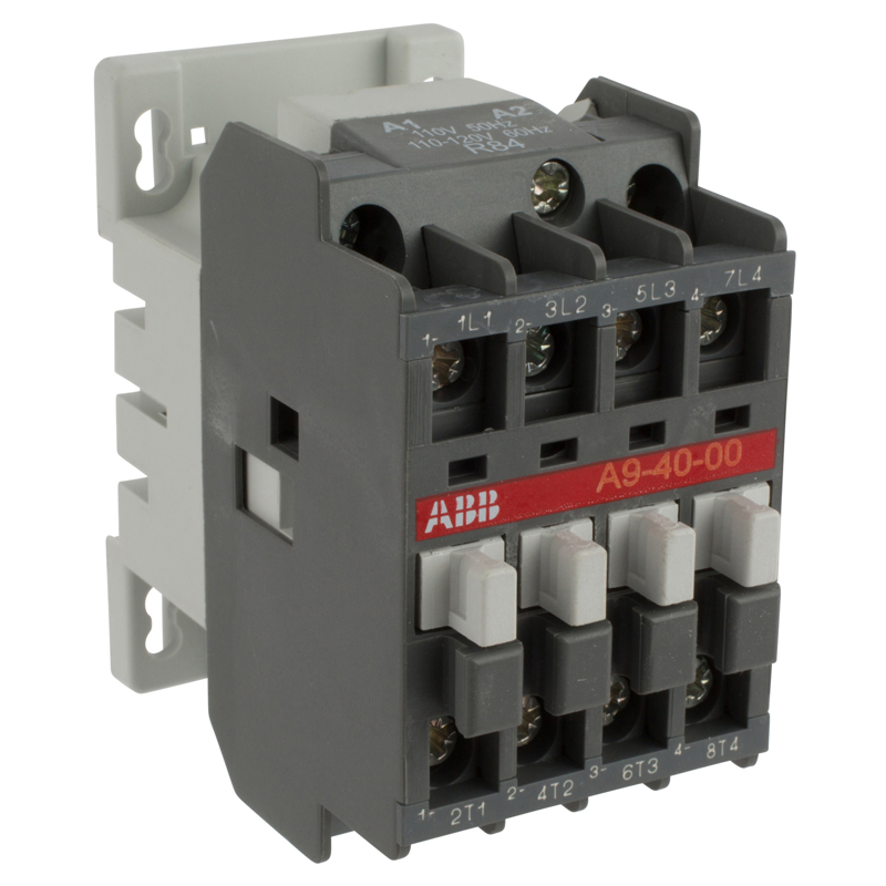 ABB A9-40-00-84 3-Phase A-Line AC Operated Non-Reversing IEC Contactor ...