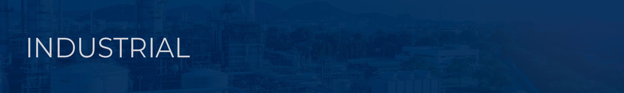 Industrial plant with blue overlay